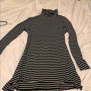 Turtle neck shirt-dress